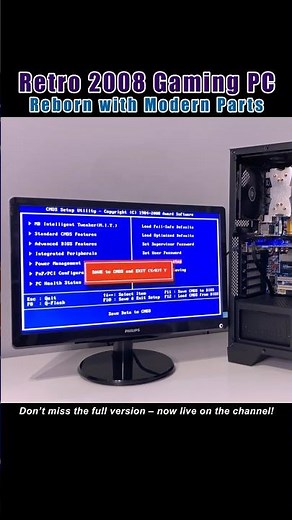 BIOS Setup for Retro 2008 Gaming PC – Memory, Boot & Tweaks | Core 2 Duo E8400