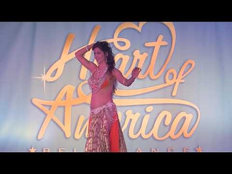 Sadie Marquardt performing at Heart of America Raks 2019