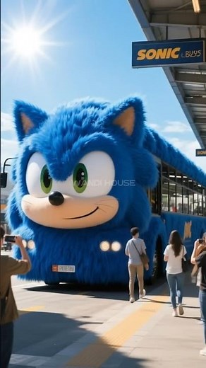 Sonic bus ready to go 🚍 #shorts