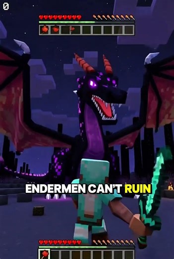 The Fastest way of defeating the Ender Dragon in Minecraft #minecraft #minecraftshorts #gaming