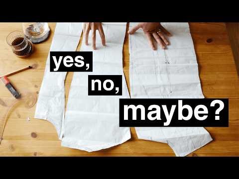 Can you ACTUALLY draft an overcoat pattern this way?