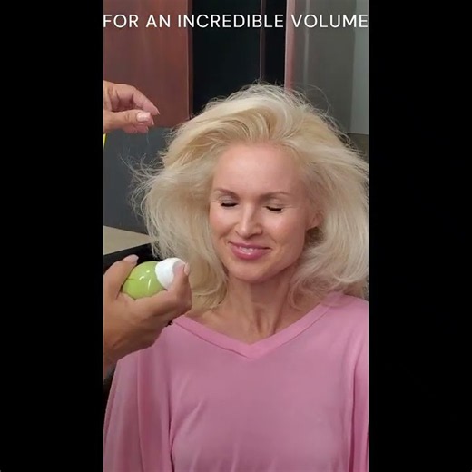 TAYA Air Volumizer | Dry Styling Hair Spray in Action