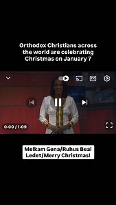 Merry Christmas, again! 🙏🏾 From Ethiopians, to Eritreans, to Serbians, and many others across the world marking Christmas today, Melkam Gena/Ruhus Beal Ledet/Merry Christmas to you and yours. I wish you a holiday filled with love, peace, protection and light. ✨ 🎥: Some of you may remember this clip of me during my reporting/anchoring days at an ABC station in Southern Illinois. I was away from family during the holidays and wanted to honor and share the culture, then this 2018 viral moment ha