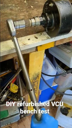 Freelander refurbished VCU bench test viscous coupling