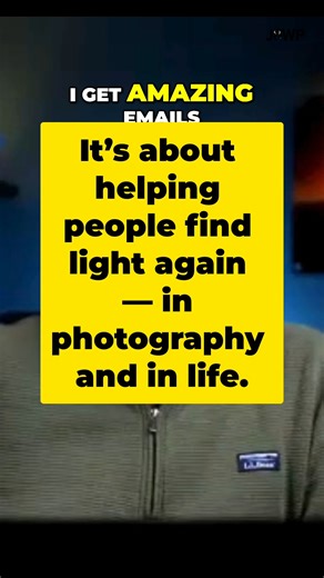 📸 When photography becomes more than a hobby. Simon d’Entremont receives messages from people across the world — from veterans with PTSD, teens with big dreams, and photographers rediscovering joy after job loss. His videos don’t just teach camera settings. They heal, inspire, and simplify photography for anyone who just wants to fall in love with it again. Because sometimes, it’s not just about taking better photos… It’s about finding light in the dark. 💡 Comment LIGHT to get the full replay.