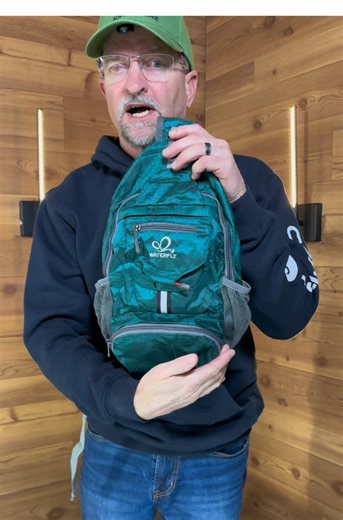 Over the Shoulder Sling Backpack #carryall #carryon #slingbackpack #suitcase #backpack @WATERFLY SHOP