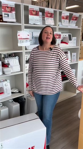 Michelle unboxes a @janomecanada Memory Craft 8200- see what’s included with this incredible sewing machine! We have some special Black Friday prices on machines this week, come see us for more details in-store! #sewingMachine #sewing #quiltingfabric | Fabrications | Facebook
