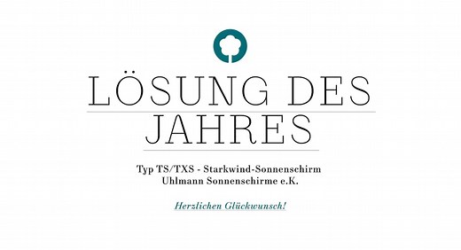 Sonnenschirme Windfest & Windresistent - Stabil & Robust