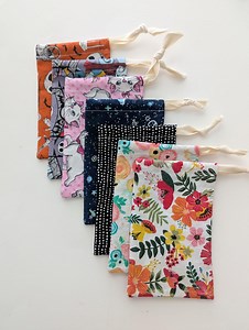 Handmade Drawstring Pouch: Coin Purse, Jewelry Bag, Small Gift Bag - Etsy