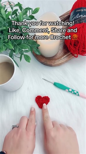 10 different ways to crochet a heart HERE: https://www.nickishomemadecrafts.com/crochet-heart-different-ways/ . . . . #crochetheart #quickcrochet #crocheteasy #crochetallday | Crochet Patterns & Tutorials by Nicki's Homemade Crafts