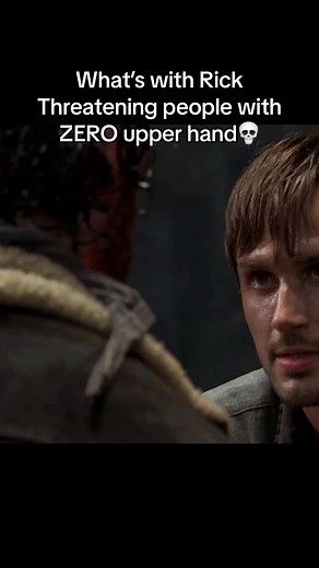 Rick Grimes Threatening with Weapons and Swearing