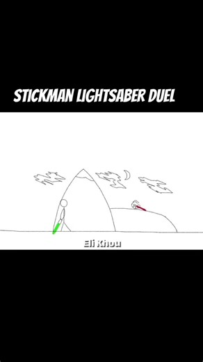 First Ever Stickman Lightsaber Fight
