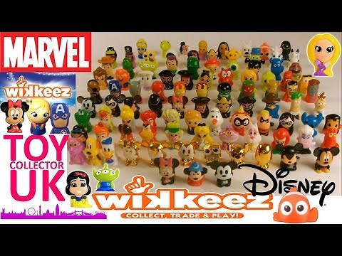 Complete Disney Wikkeez Collection - Series 1, Series 2, Golds and Marvel Wikkeez Complete