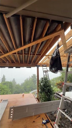 Watch Water Get Managed Perfectly Under This Deck #diytips #construction