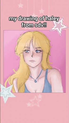 haley fanart ~ stardew valley #art #artist #digitalart #drawing #stardewvalley #haley #sdv #fyp