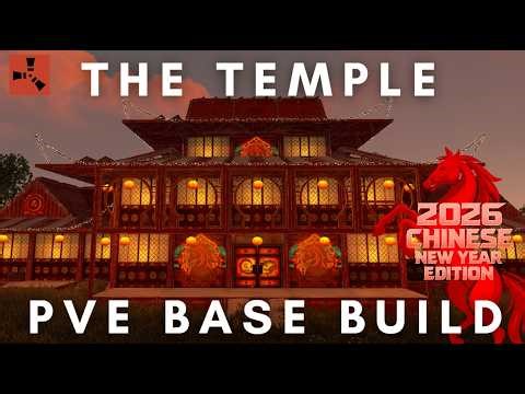 RUST PvE Base Build | The Temple