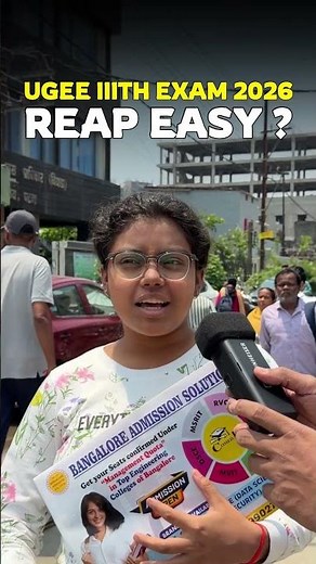 UGEE IIITH Exam Review 2026 | Student Reaction #ugee2026 #iiithyderabad