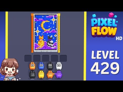 Pixel Flow Level 429 Solution Walkthrough
