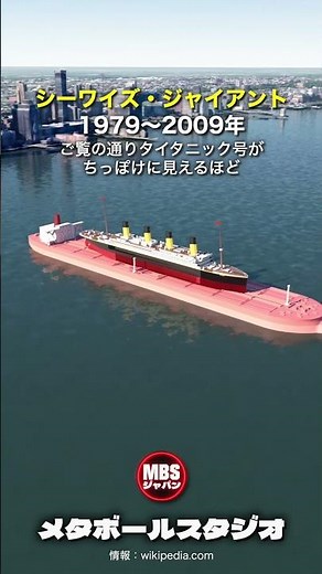 歴史上最も大きな船、シーワイズ・ジャイアント