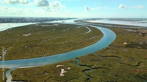 Perfect meandering river and river basin