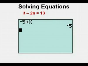 Solving Equations with the Graphing Calculator