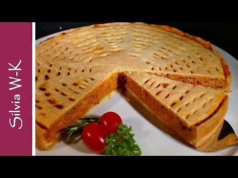 Hackfleischtorte / pikante Torte / Schmandteig