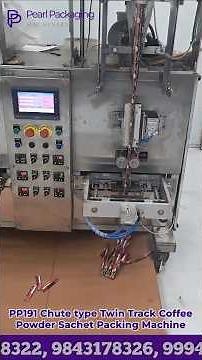 Twin Track Sachet Packing Machine | Coffee Powder Packing Demo
