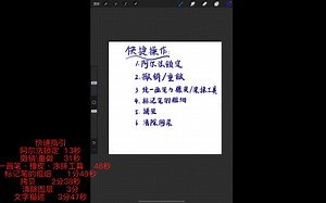 【procreat】快捷操作～