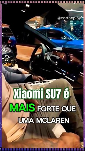 Como é o carro da Xiaomi SU7? Quanto faz de 0 a 100km/h? #cariani #xiaomi #juliobalestrin