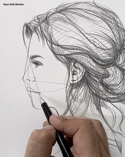 9.7K views · 195 reactions | Easy sketching trick  | Arjun sethi sketches | Facebook