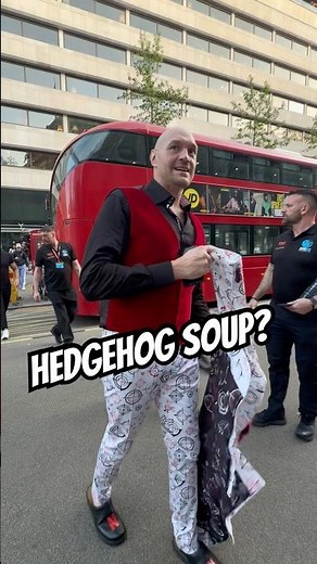 TYSON FURY REVEALS SECRET DIET OF HEDGEHOG SOUP
