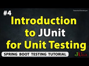 Introduction to JUnit for Unit Testing in Spring Boot | Chapter-4