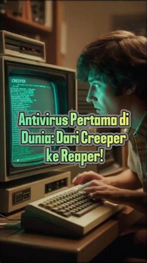 Fun Fact! The First Antivirus Was Born from a Prank Virus #FirstAntivirus #Reaper #CreeperVirus