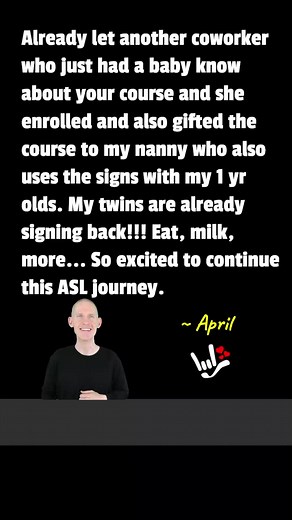 🤟 Able Lingo ASL Student Review 📌 ASL Resources: https://learn.ablelingo.com/ . #ablelingo_asl #asl #signlanguage #americansignlanguage #howtosign #learnsignlanguage #learntosign #homeschool | Able Lingo ASL - American Sign Language