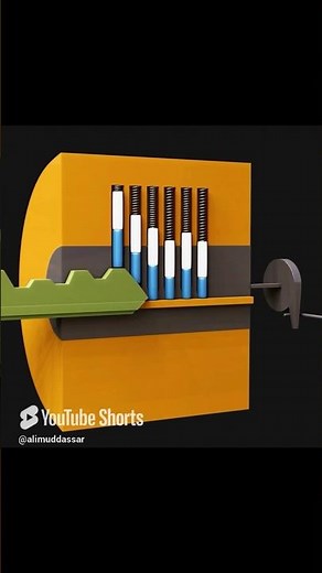 How a Pin Tumbler Lock Works