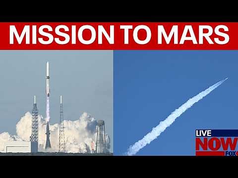 Blue Origin launches Mars mission, successful booster landing