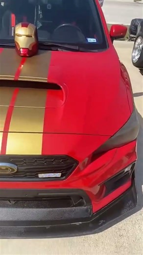 IRON MAN Car?! 😳🔥 | Waifu Car Show #IronMan #CarShow #Marvel #CustomCars #GamingShorts