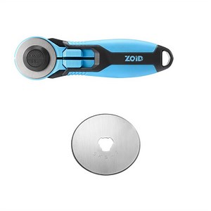Zoid 45mm Ambidextrous Rotary Cutter with 5 Spare Blades