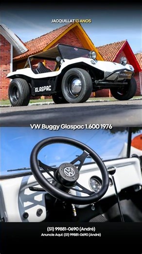 🔥 À VENDA VW Buggy Glaspac 1.600 1976 (Jacquillat)