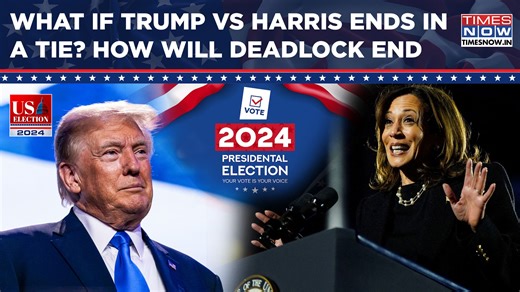 2.7K views · 16 reactions | With the US presidential polls witnessing a close contest, what will the world's oldest democracy do in case both the contenders fail to cross the 270 majority mark? What constitutional options does the US Congress have in case of a tie? Watch to understand the nuances of the United States' Presidential polls #USElections2024 #KamalaHarris #DonaldTrump | TIMES NOW | Facebook