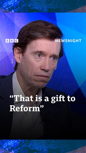 “They will end up as a more and more narrow right wing party” - Rory Stewart tells Victoria Derbyshire that the Conservative Party’s policy of leaving the European Convention on Human Rights is “a very bad mistake, because that is a gift to Reform” #Newsnight | BBC Newsnight