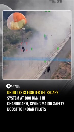 KIDDAAN | Vlueprints | | In a significant leap toward defence self-reliance, India’s DRDO has successfully tested a fighter aircraft escape system at 800 km/h using... | Instagram