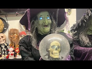 Gemmy Halloween Life Size Fortune Witch Restoration!