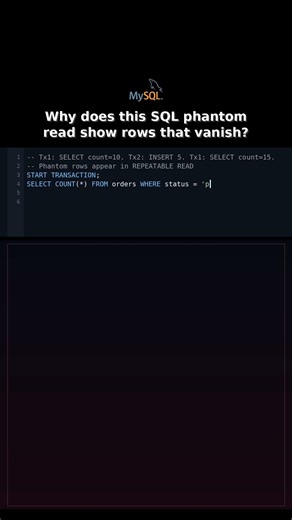 Why does this SQL phantom read show rows that vanish? #sqlproductionbug