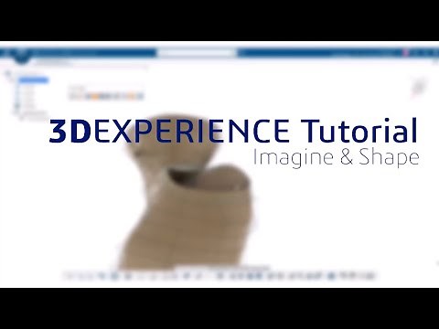 3DEXPERIENCE CATIA Imagine and Shape: Tutorial on creating organic geometry like in human anatomy