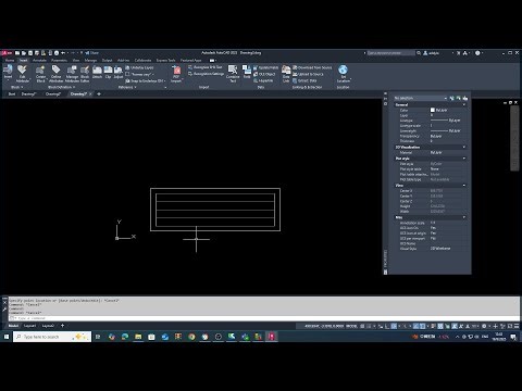 AutoCAD Dynamic Block - Stretch & Array in two Direction ( Supply Air Louvre )