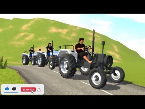 SWARAJ 744 FE And SONALIKA 35DI || Fully Mitti Loding Tractor || Jcb 3DX Backhoe and Tractor videos