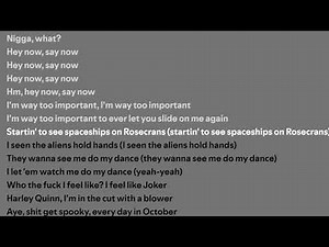 Kendrick Lamar - Hey Now (Lyrics)