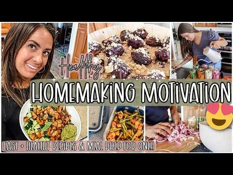 HEALTHY HOMEMAKING MOTIVATION 2026 :: LOW CARB RECIPES & MEAL PREP for ONE (or more!)