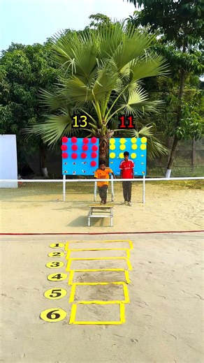 3.8K views · 39 reactions | Who will score 20 first in long jump Amazing game challenge #challenge #viralgame #GameChallenge | Inaaya Game Challenge | Facebook